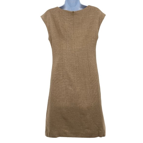 WILLOW GLEN NEW YORK WOMENS TAN DRESS SIZE 4 - Picture 5 of 6
